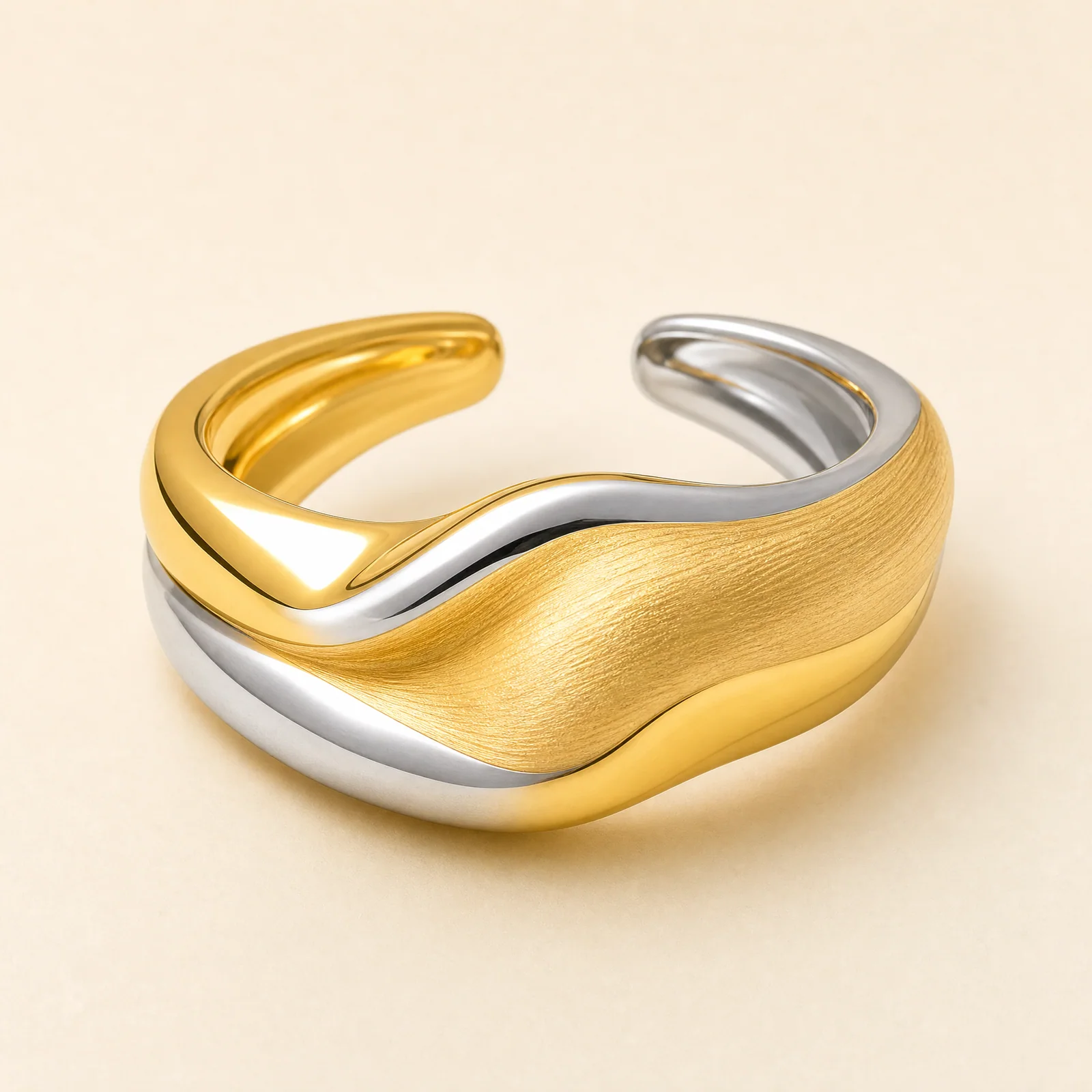 Romy Folded Meridian Ring — official catalogue photo