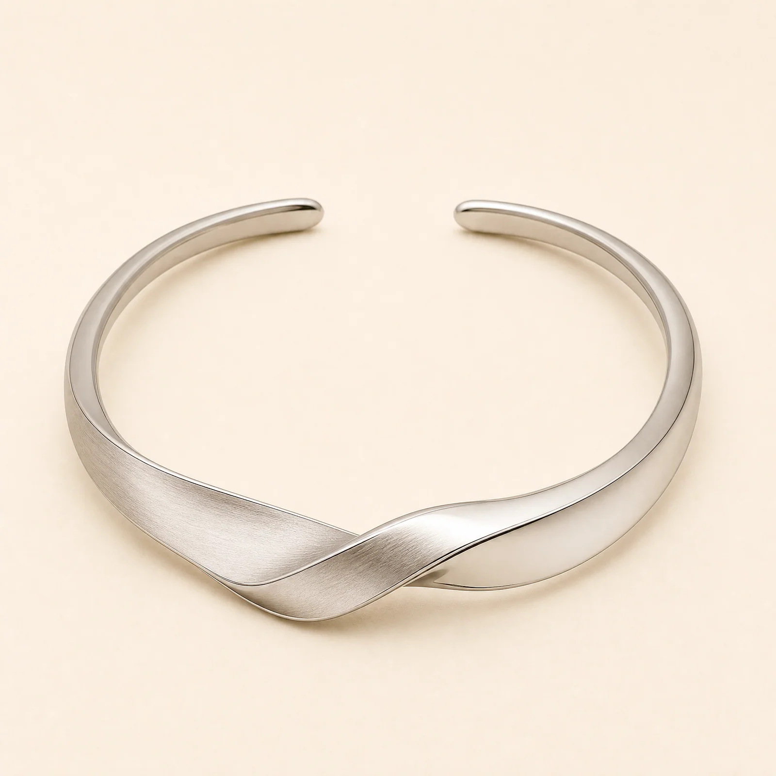 Nocturne Offset Ribbon Necklace — official catalogue photo