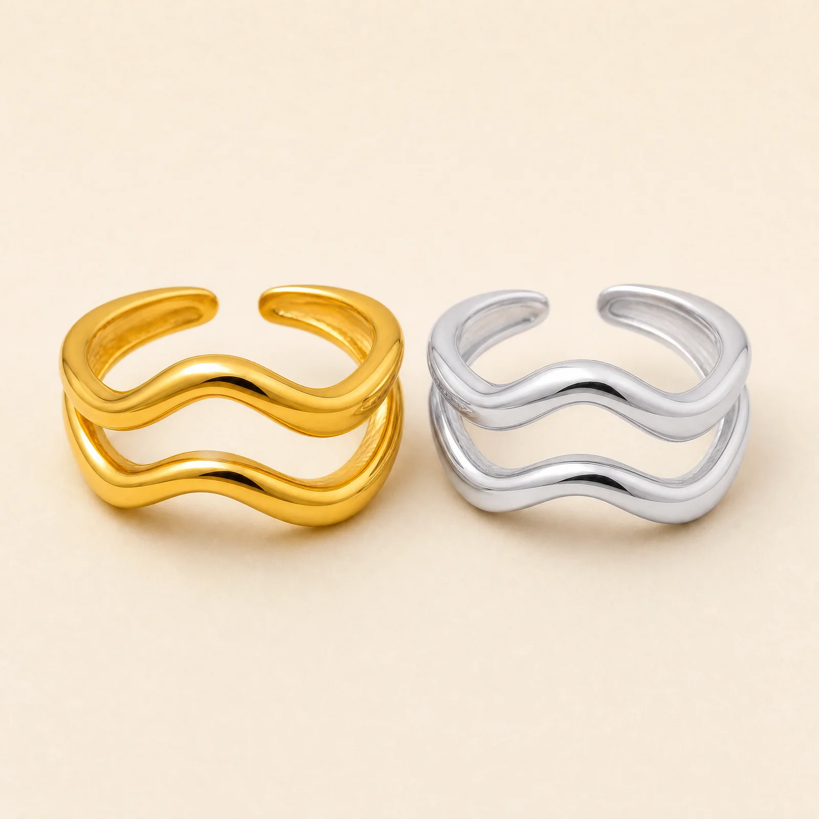 Solstice Parallel Ring Set — official catalogue photo