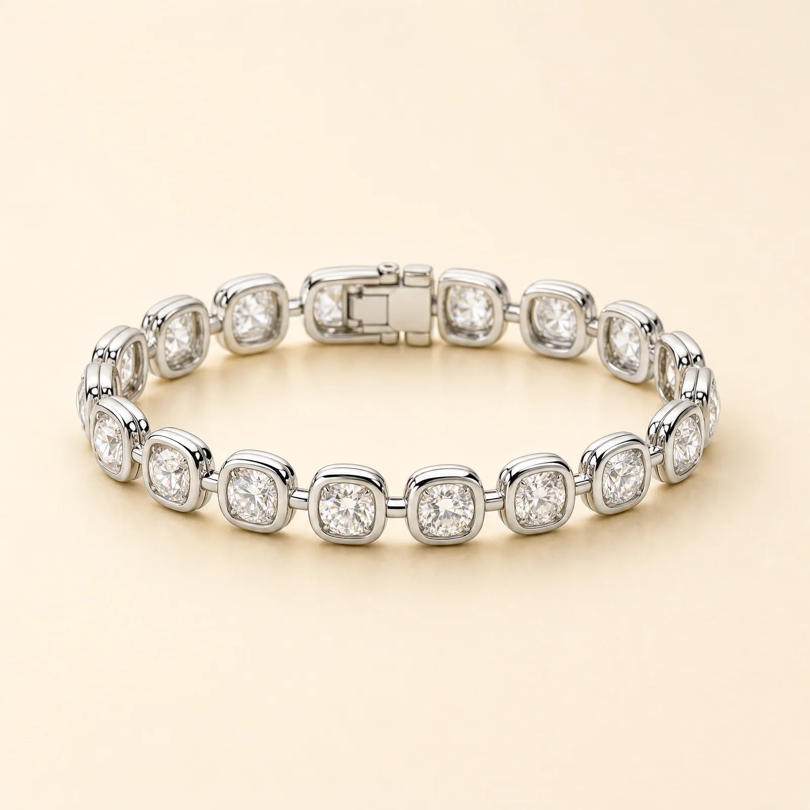Opaline Cushion Link Bangle — official catalogue photo