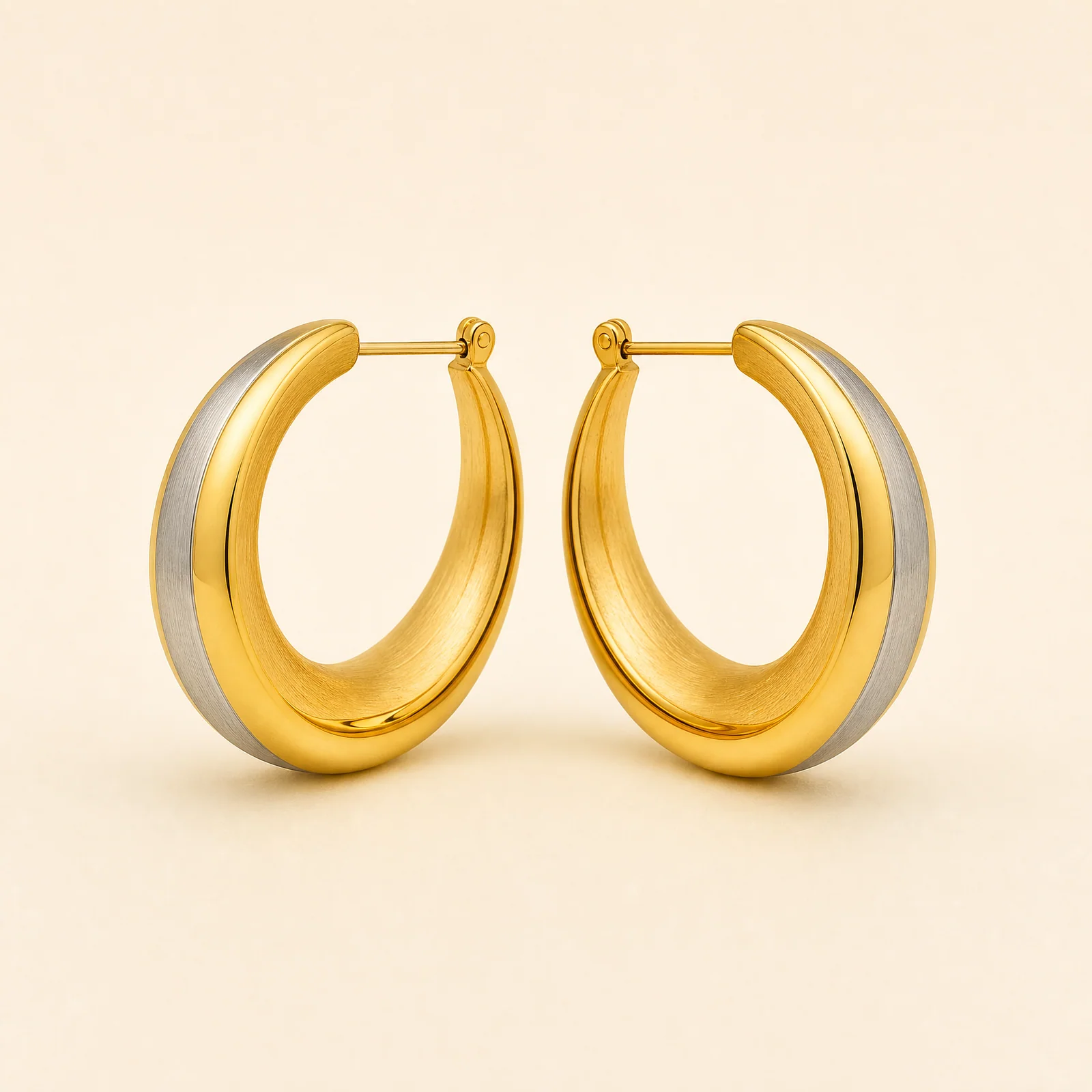 Atelier Crescent Hoop Earrings — official catalogue photo