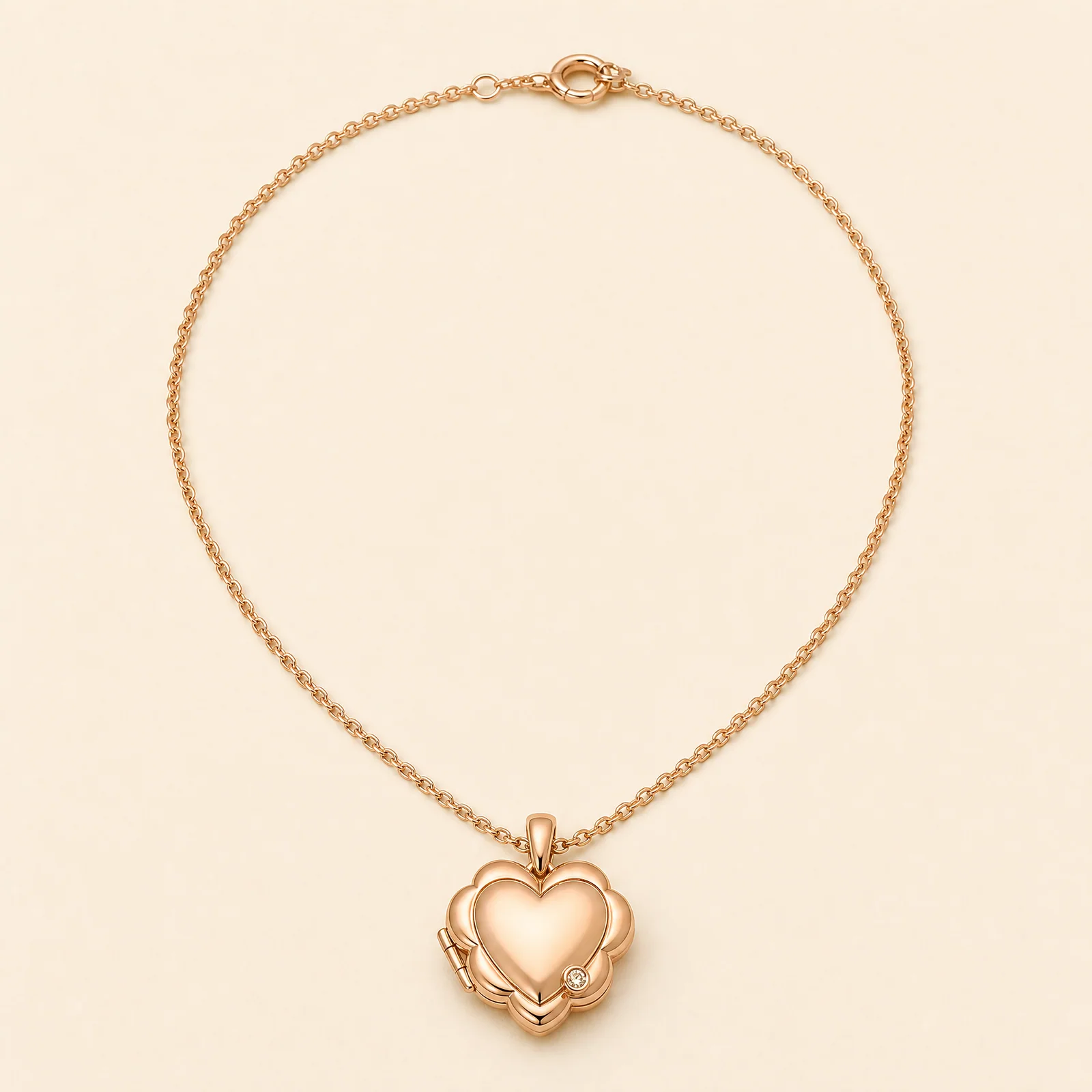 Elise Petal Heart Locket — official catalogue photo