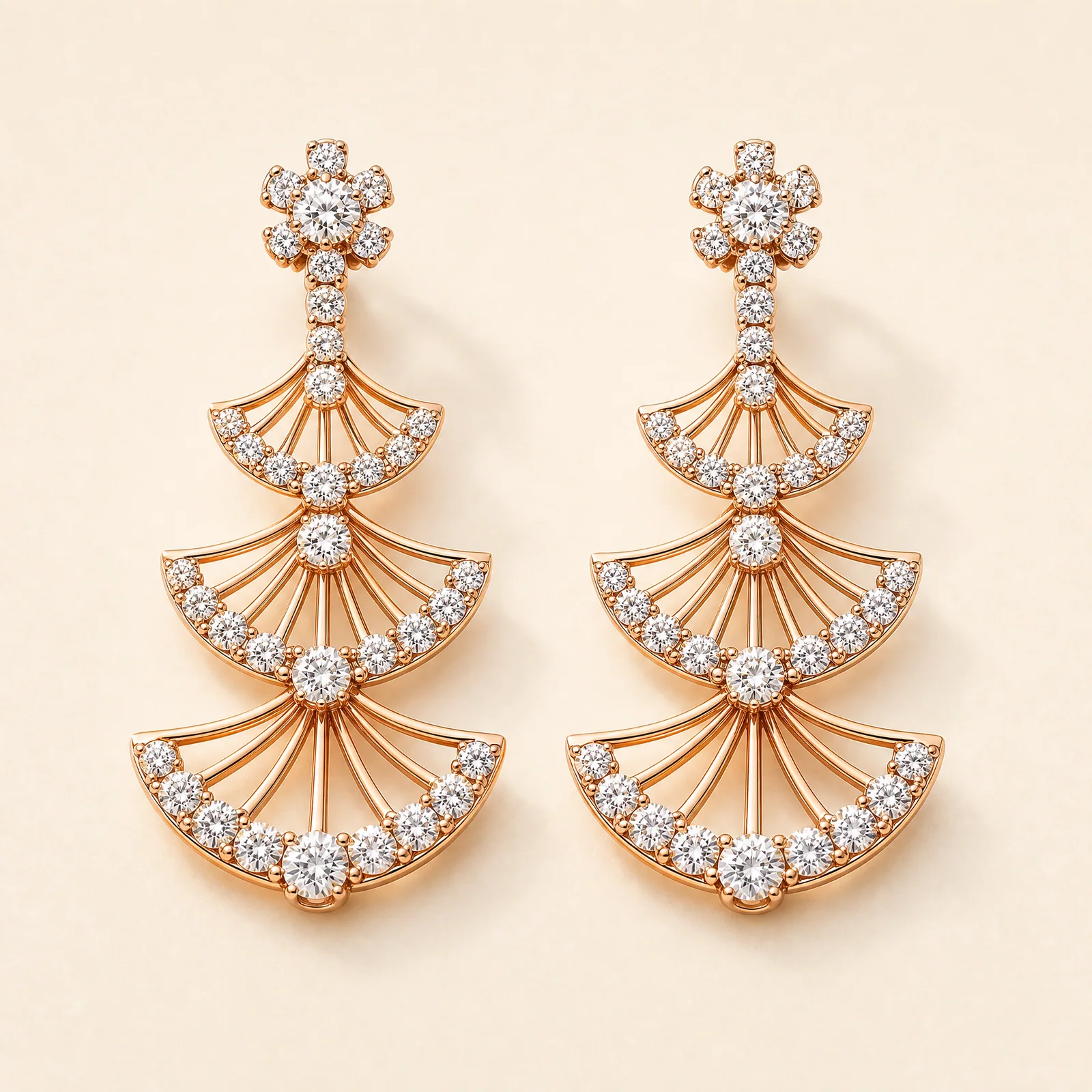 Atelier Iris Fan Earrings — official catalogue photo