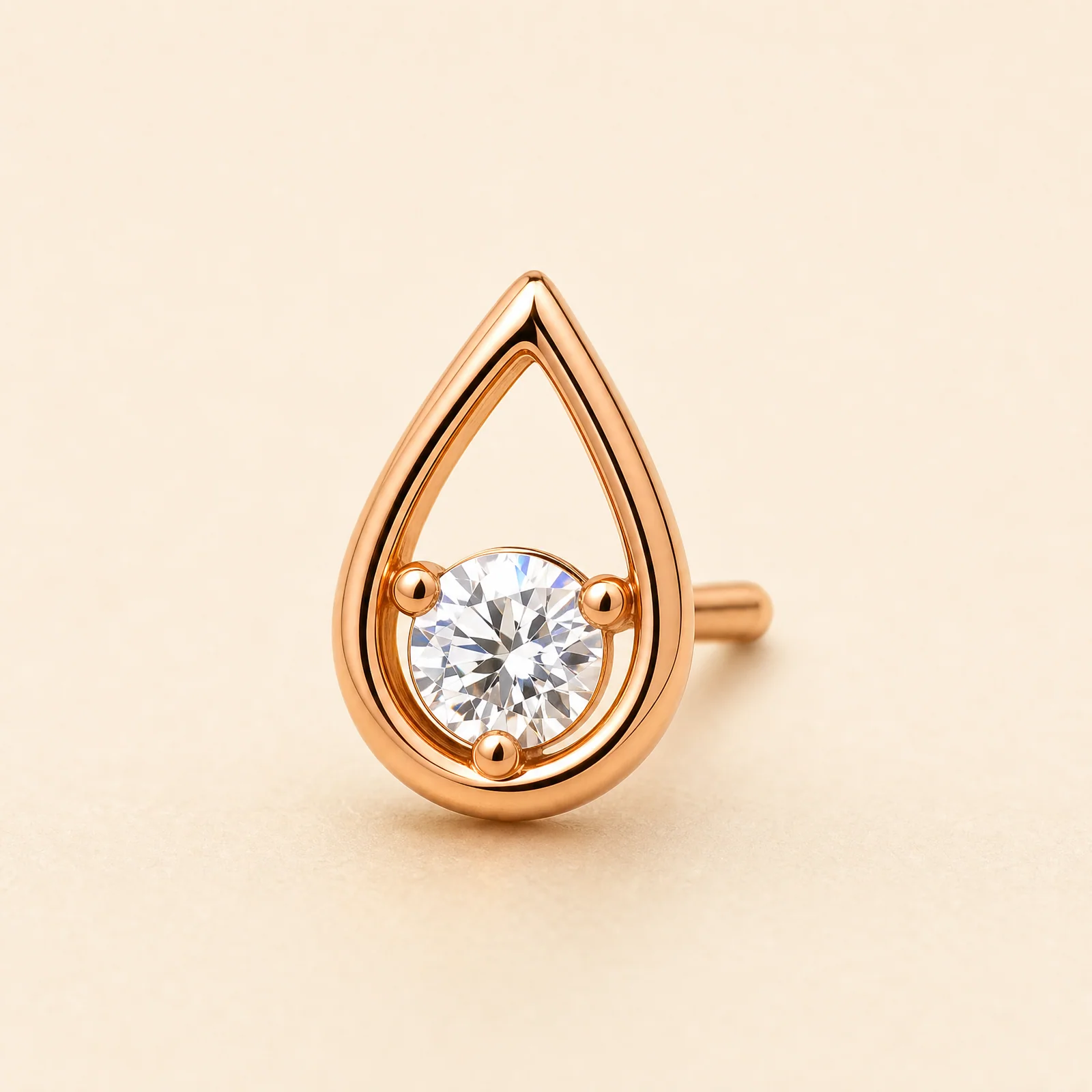 Nocturne Dewdrop Nose Pin — official catalogue photo