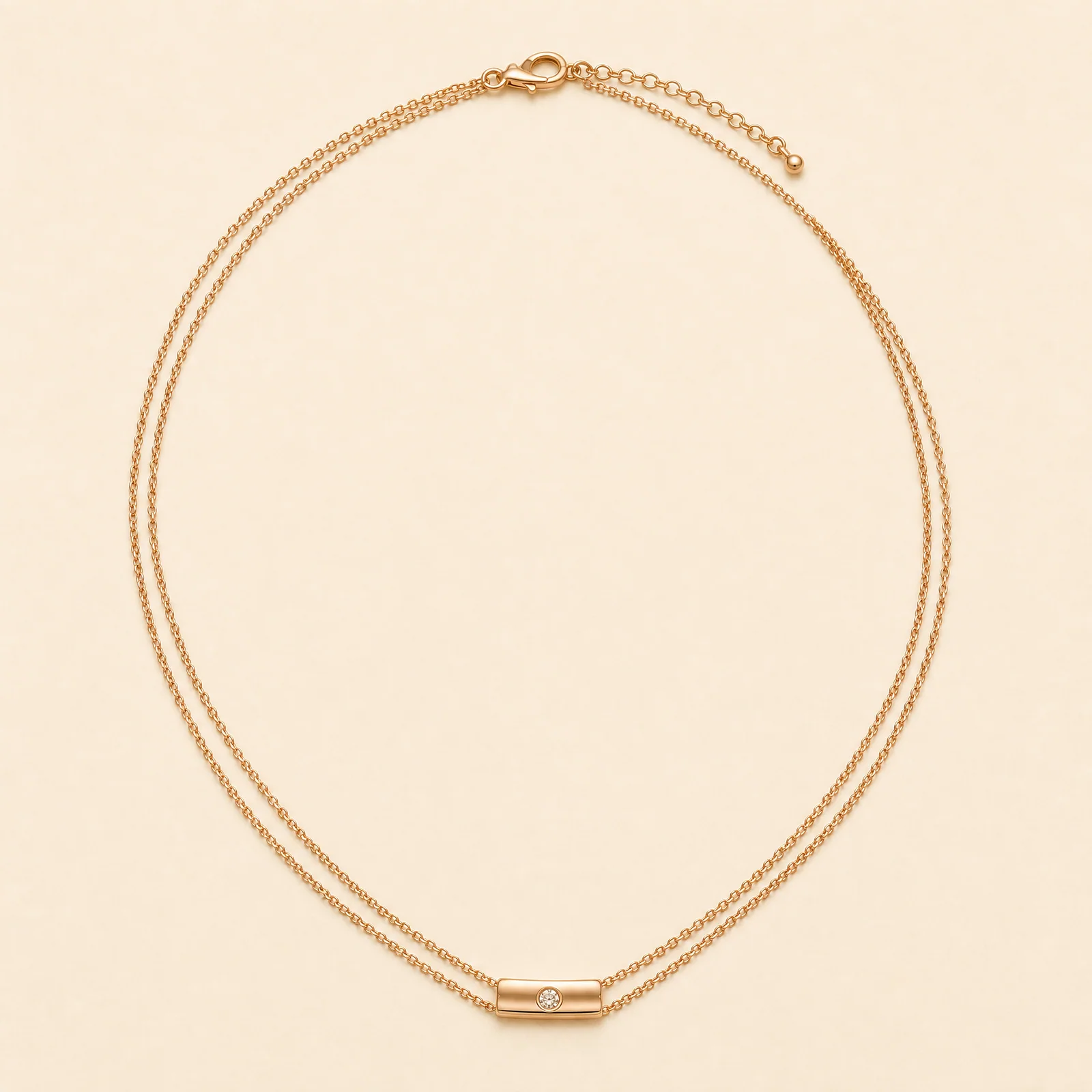Solstice Twin Thread Necklace — official catalogue photo