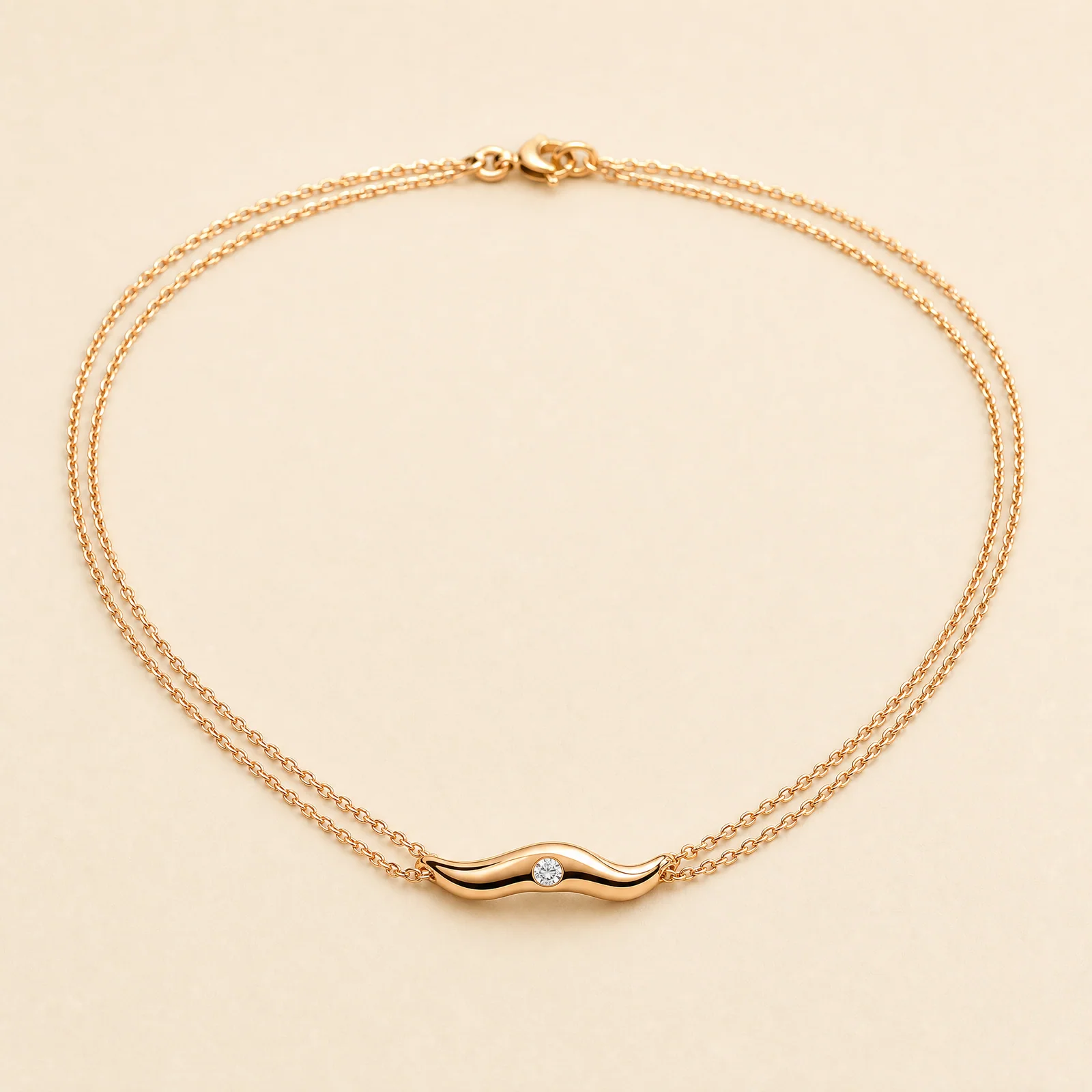 Opaline Twin Thread Necklace — official catalogue photo